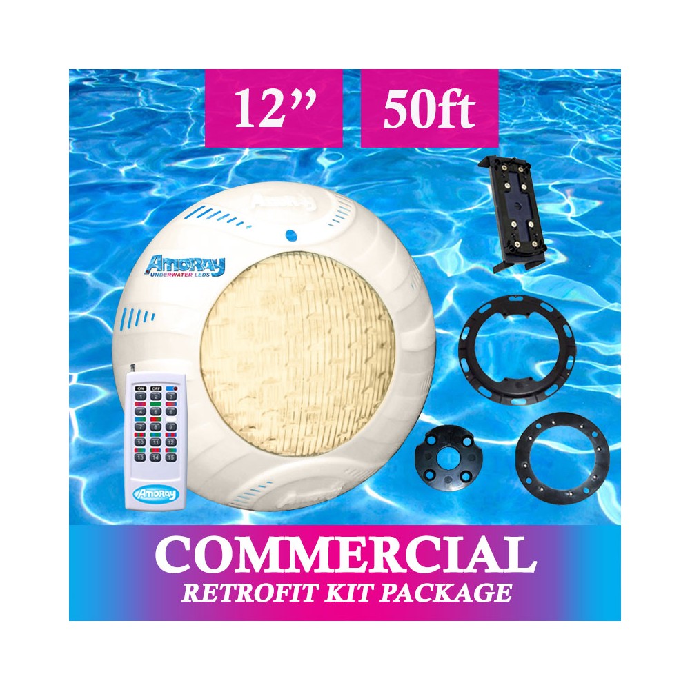 Amoray 12" Retrofit Light Kit (Commercial Warm White) 50ft
