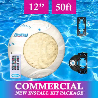 Amoray 12" New Install Light Kit (Commercial Warm White) 50ft