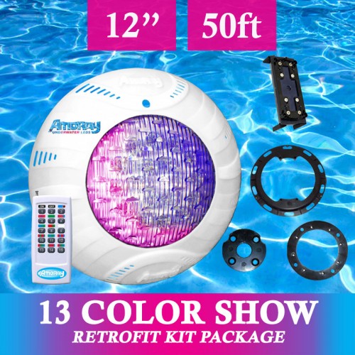 Amoray 12in Retrofit Light Kit (13 Color Show) 50ft