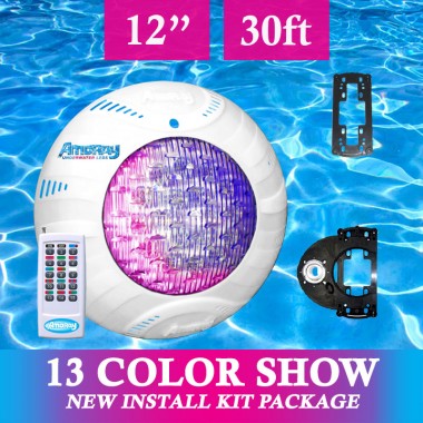 Amoray 12in New Install Light Kit (13 Color Show ) 30ft