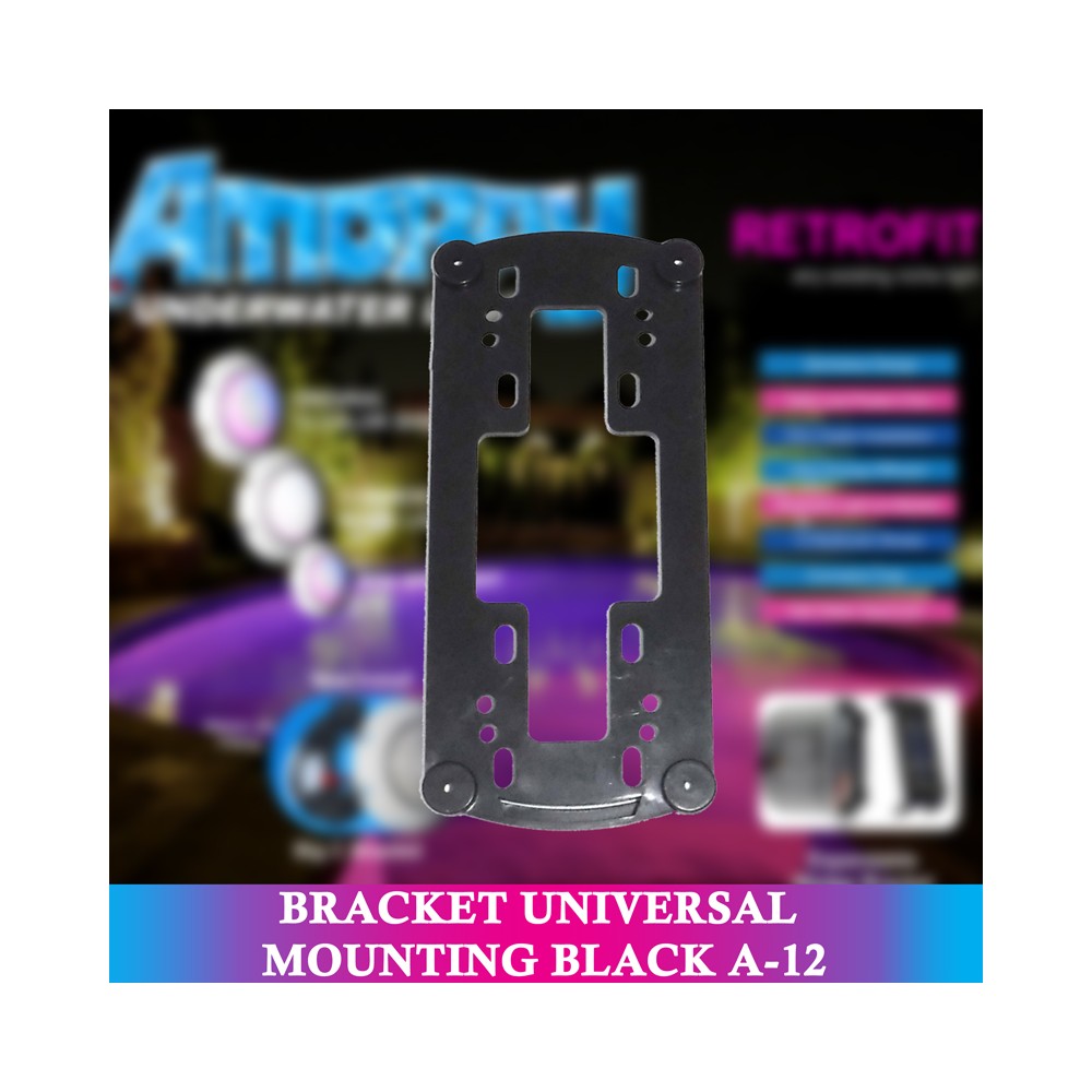 Bracket Universal Mounting Black A-12