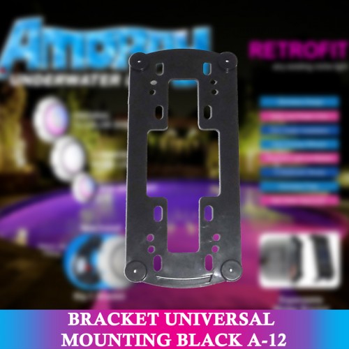 Bracket Universal Mounting Black A-12