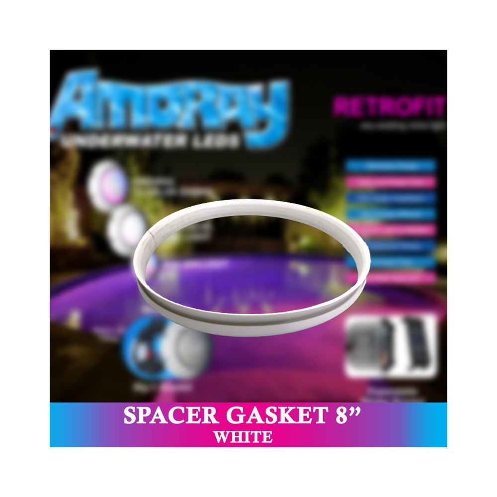 Spacer Gasket 8" White